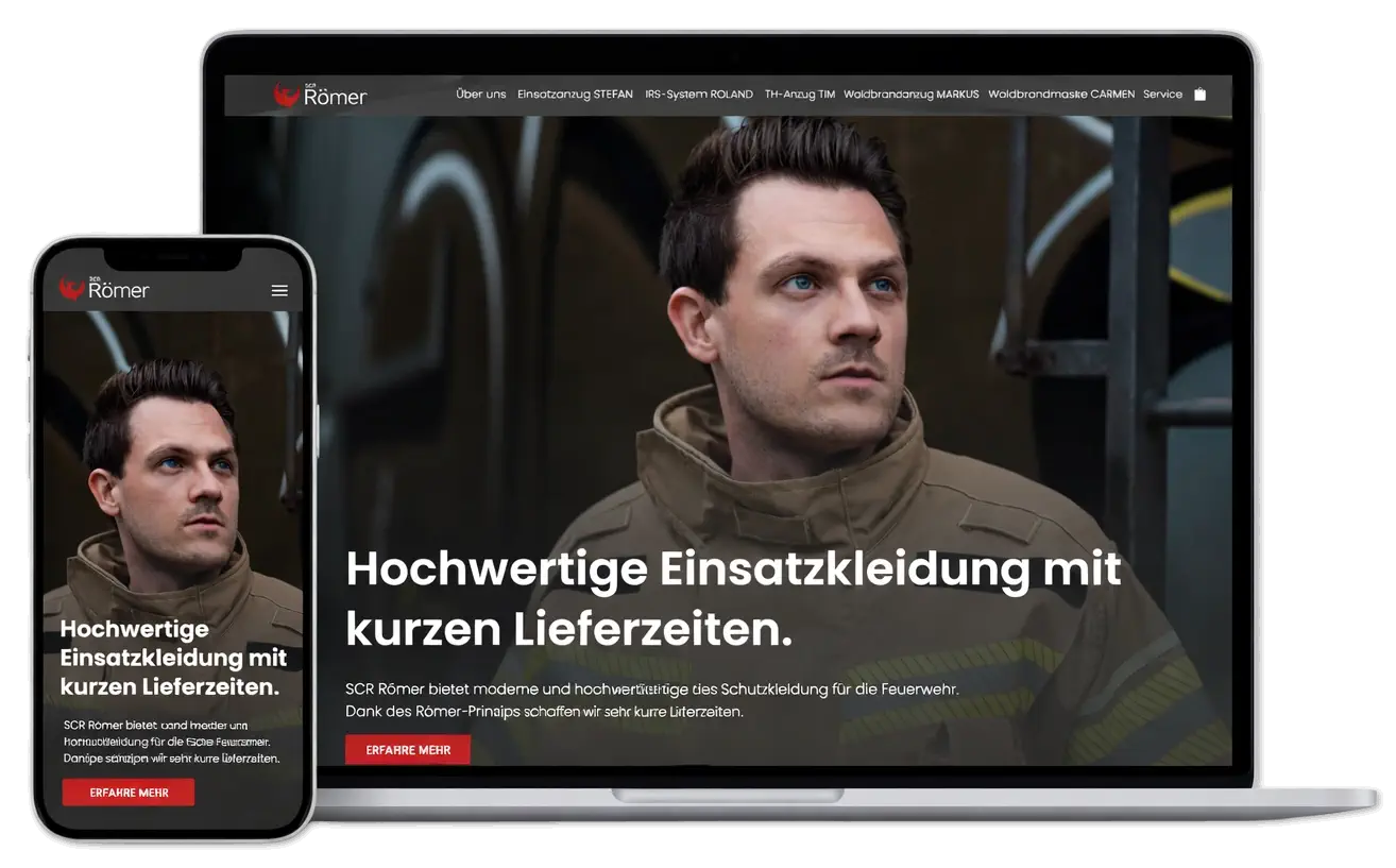 SCR Römer GmbH Redesign | Webflow Freelancer by Thea Engelmann
